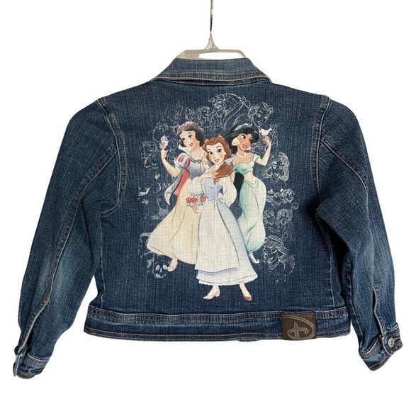 Authentic Disney Princess Denim Jacket Size 5/6 - Picture 1 of 6